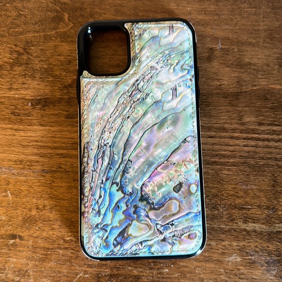 iPhone 14 Phone Wallet Case Abalone - Does NOT fit the Pro Max NWOT NO CASE - Picture 2 of 3